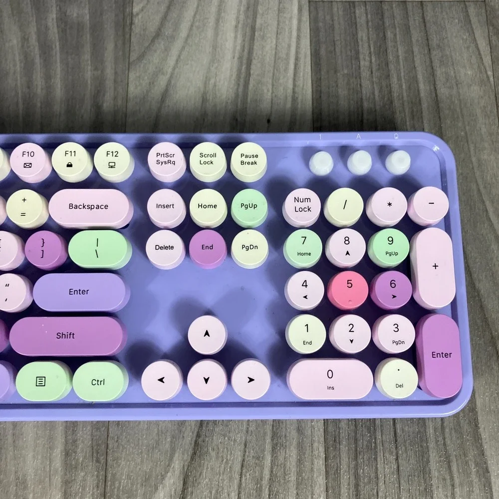 UBOTIE Sweet‎ Portable Bluetooth Colorful Computer Wireless Keyboard Pastels R